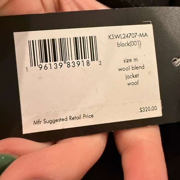 Kate Spade New York Wool blend coat with removable faux fur collar - Picture 9 of 10